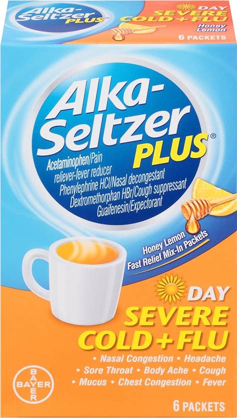 alka seltzer cold and flu active ingredients